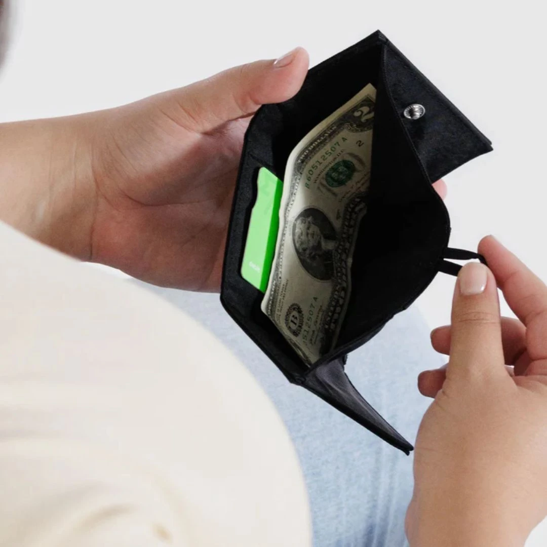 Snap Wallet (Black) 2 Snap Wallet (Black) - Image 2