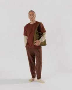 BAGGUHorizontal Zip Duck Bag - Dark Khaki -Baggu Lifestyle Cheap Store BAGGU Horizontal Zip Duck Bag 20230715180608 2