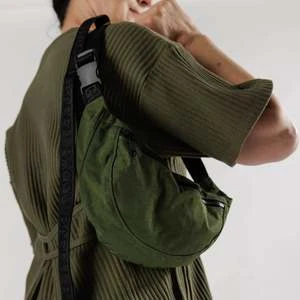 BAGGUCrescent Recycled Nylon Fanny Pack 4 BAGGUCrescent Recycled Nylon Fanny Pack - Image 4