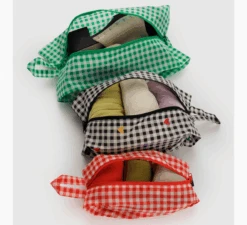 Baggu / 3D Zip Set Gingham -Baggu Lifestyle Cheap Store Bagguukstockistfoundbath3DZipSetgingham 0f663a6e 0dcf 42e7 93f5 b519a84110b2