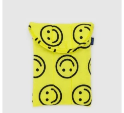Baggu / 8" Puffy Tablet Sleeve Yellow Happy
