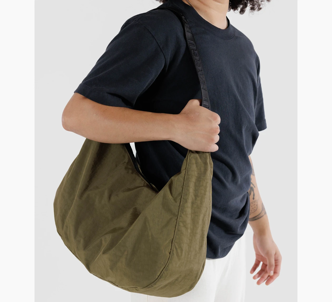 Baggu / Large Crescent Bag Seaweed 2 Baggu / Large Crescent Bag Seaweed - Image 2