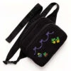BAGGUEmbroidered Cross Stitch Fanny Pack
