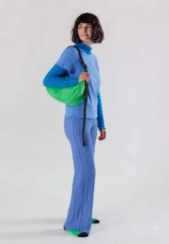 BAGGUMedium Nylon Crescent Bag - Aloe