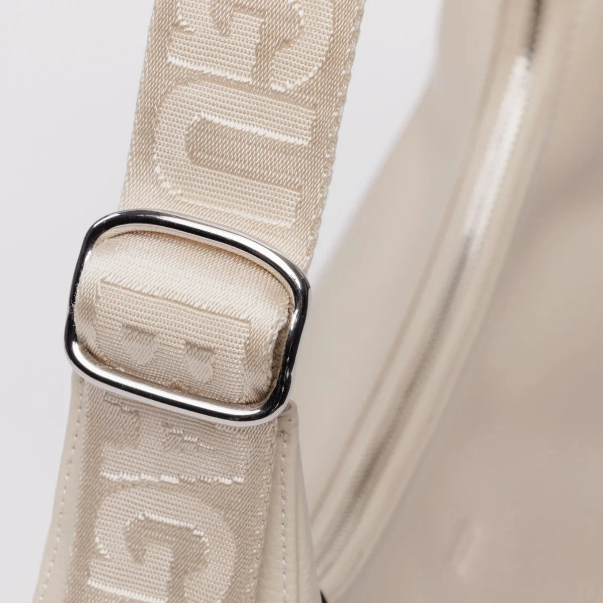 Medium Recycled Leather Crescent Bag 9 Medium Recycled Leather Crescent Bag - Image 9