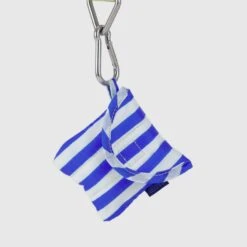 Puffy Earbuds Case -Baggu Lifestyle Cheap Store Puffy Earbuds Case Ripstop Blue Painted Stripe 2