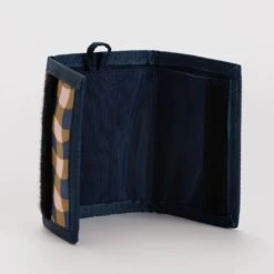 Nylon Wallet (Wavy Gingham Peach) -Baggu Lifestyle Cheap Store RuffinItPant IceBlue 2023 08 29T124049.592