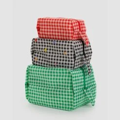 3D Travel Zip Set (Gingham)