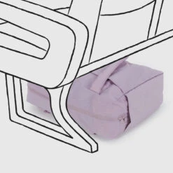 Small Cloud Carry-on Bag (Dusty Pink) -Baggu Lifestyle Cheap Store Small Cloud Carry On Bag Heavyweight Dusty Pink 4