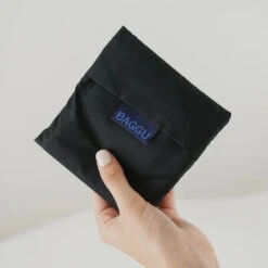 Standard Baggu Black -Baggu Lifestyle Cheap Store Standard Baggu Black Folded Up