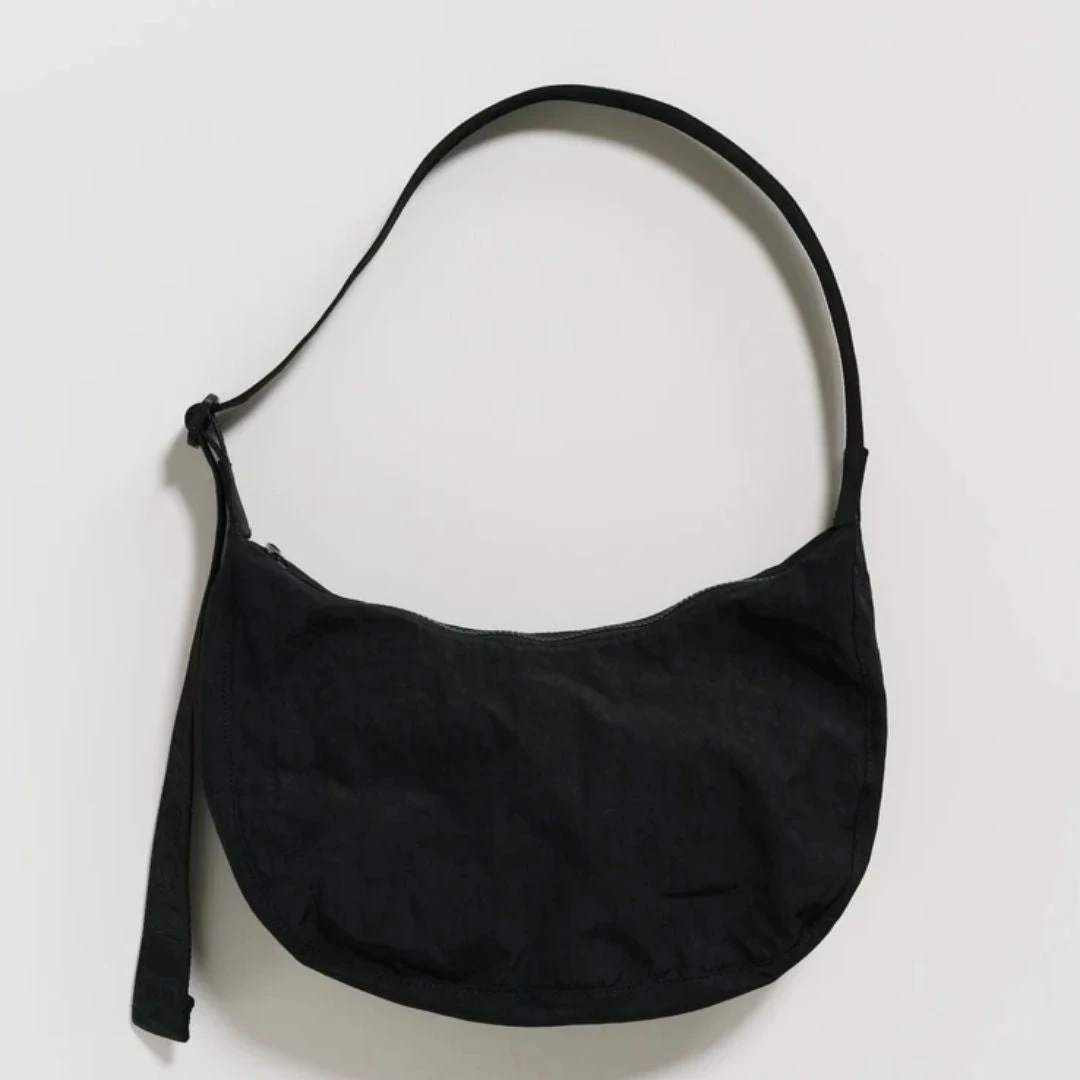 Medium Nylon Crescent Bag 1 Medium Nylon Crescent Bag