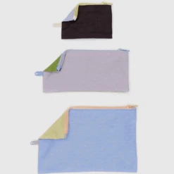 Flat Pouch Set (Pastels Colorblock)