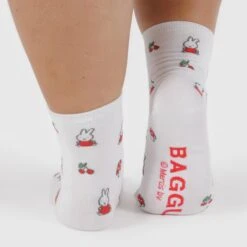 Baggu Miffy White Crew Socks -Baggu Lifestyle Cheap Store back of baggu miffy white crew socks