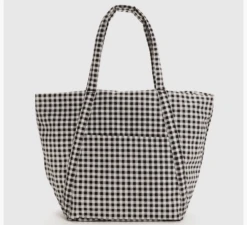 Baggu / Black & White Gingham Cloud Bag