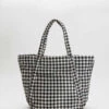 BAGGUCloud Bag - Black/White Pixel Gingham